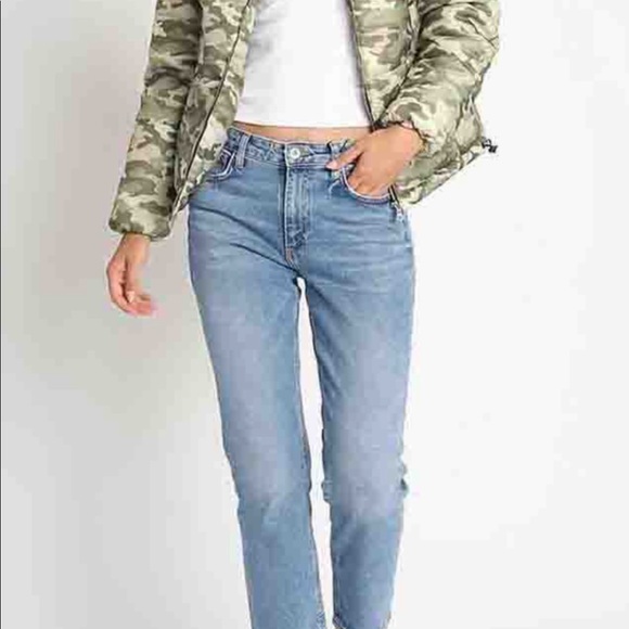 Camouflage Print Zipper Front Padded Jacket NWT - Picture 6 of 8